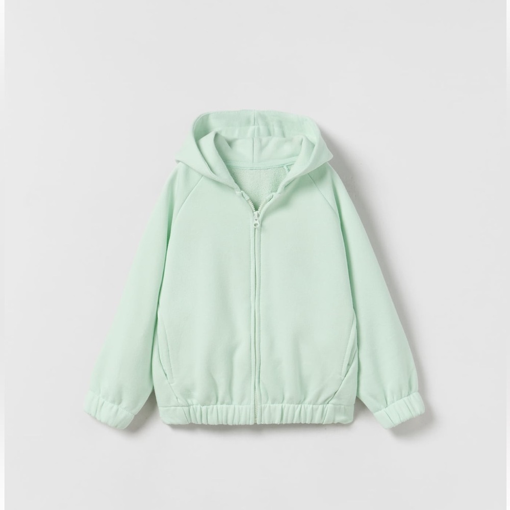 Zara kids hooded cotton sweatshirt hoodie